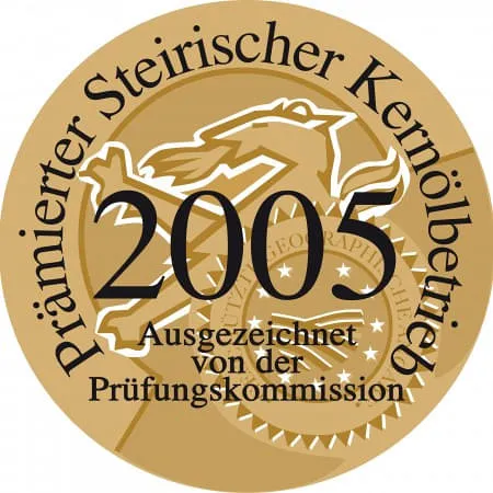 Prämierter Steirischer Kernölbetrieb 2005