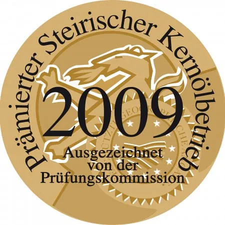 Prämierter Steirischer Kernölbetrieb 2009