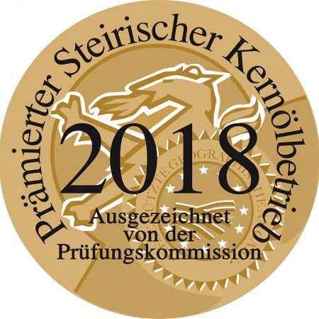 Prämierter Steirischer Kernölbetrieb 2018